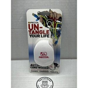 RECOIL Un-Tangle Automatic Cord Winder Organizes Cables